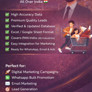 IndiaMART Listed Suppliers & Manufacturers Database – Verified B2B Business Contacts